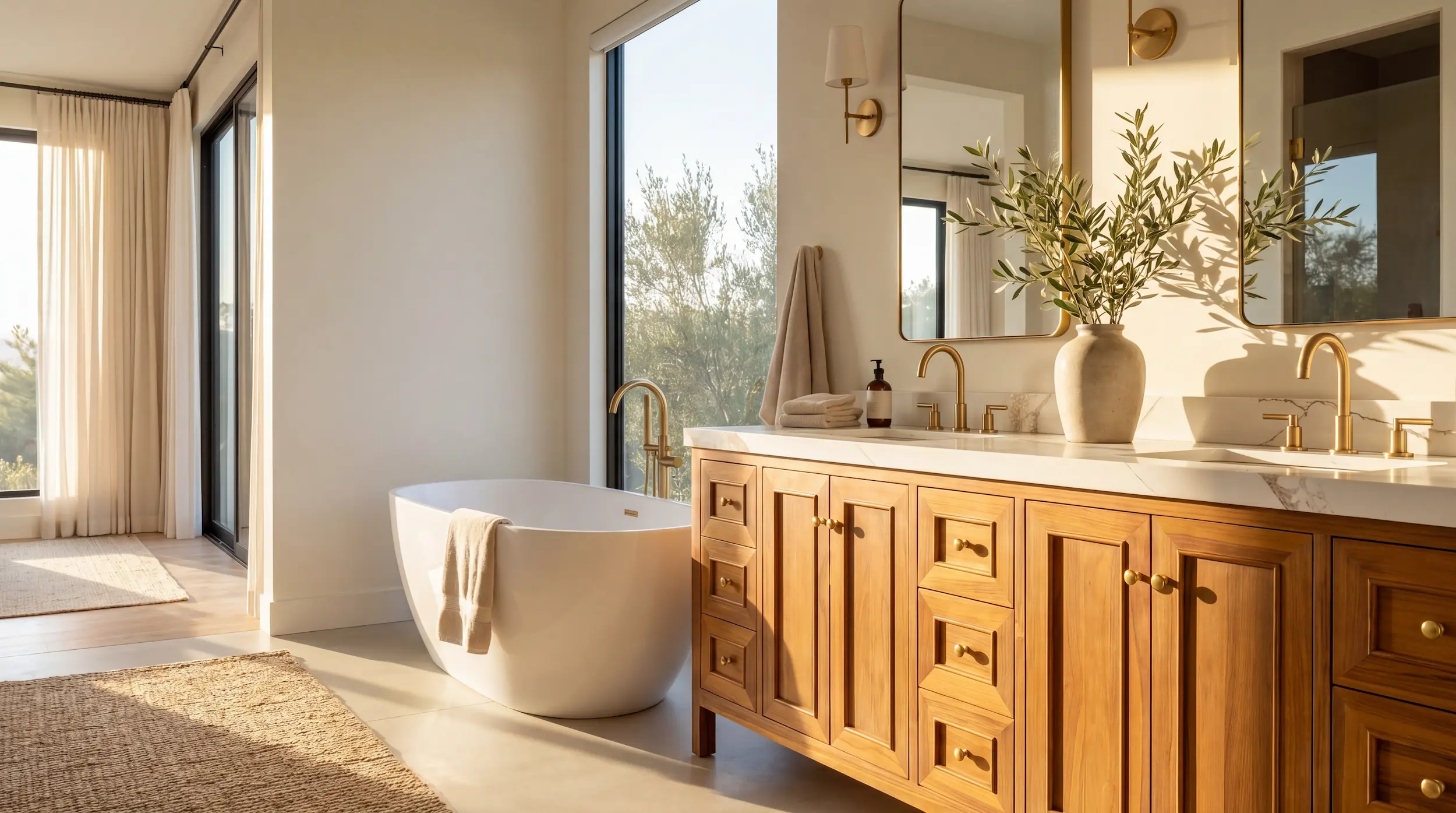 Exquisite Solid Wood Luxury Vanities